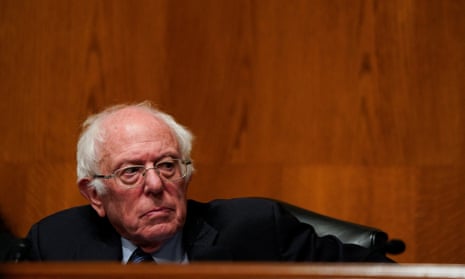 Bernie Sanders at a Senate health, education, labor and pensions committee hearing in Washington on 14 November 2023.