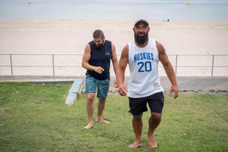 Anwar Elahmad says he might not find Brighton the best beach in Sydney, but its where he’s most comfortable.