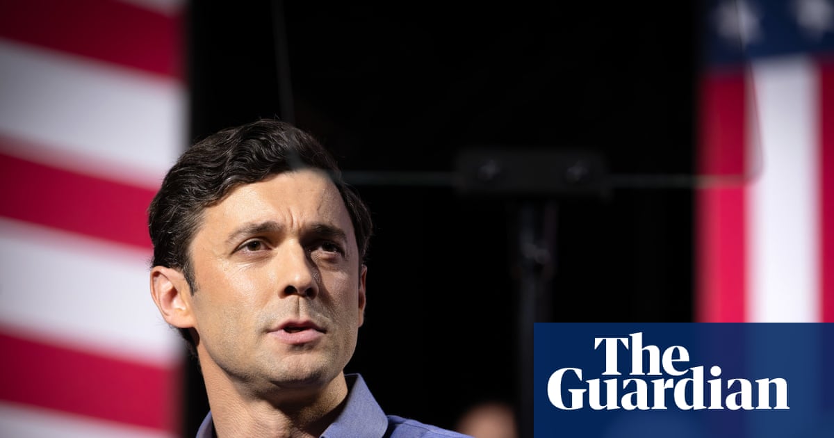US senator Jon Ossoff condemns Trump as ‘draft-dodging, crook president’