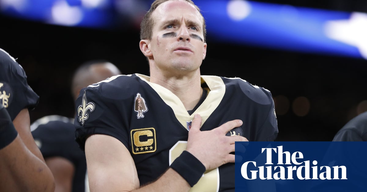 Saints Drew Brees says reaction to US flag comments was crushing