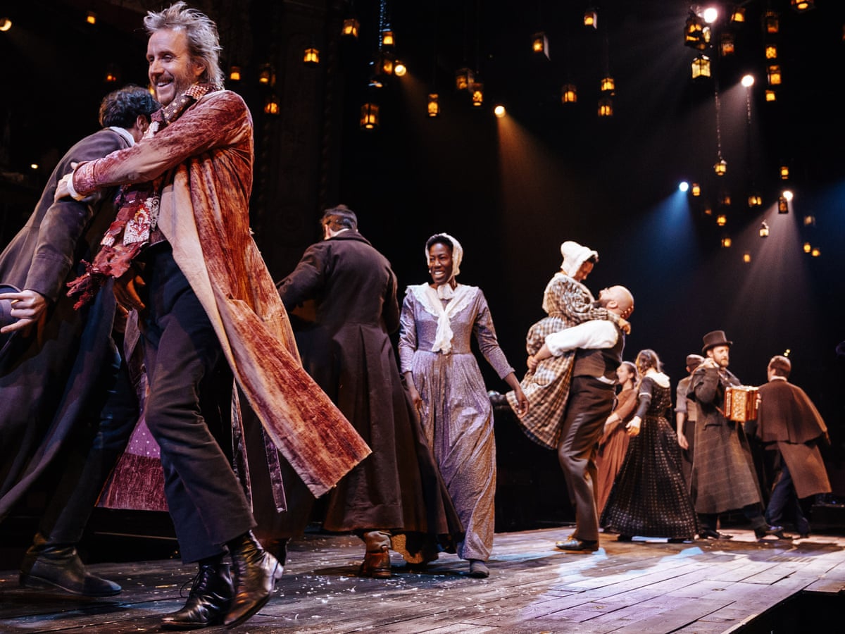 A Christmas Carol Review Rhys Ifans Shaggy Skinflint Serves Up A Festive Feast Theatre The Guardian Jack Thorne A Christmas Carol