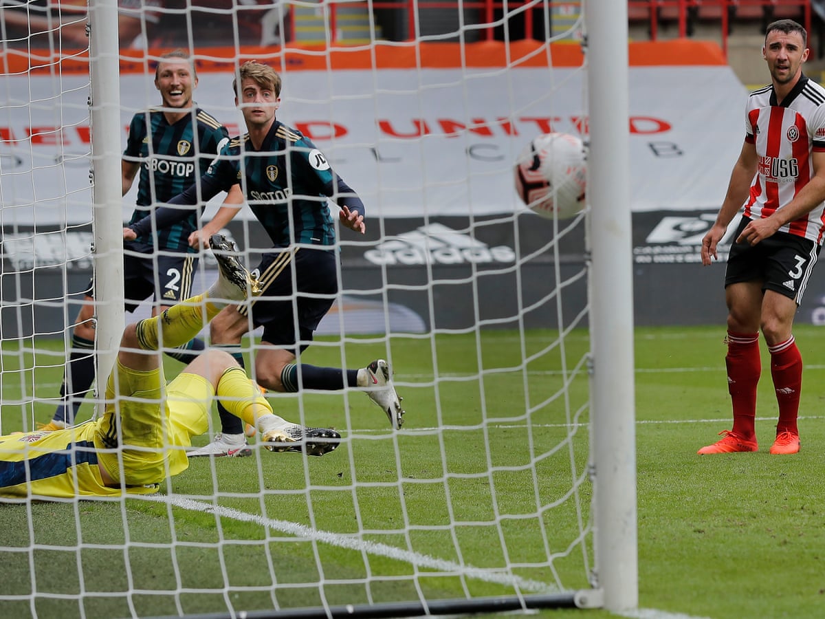 Patrick Bamford Heads Late Winner To Give Leeds Victory Over Sheffield United Football The Guardian
