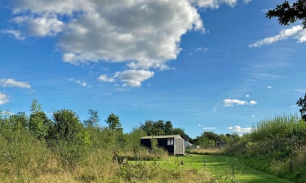 Maggies Field backs on to an orchard and a nature reserve.