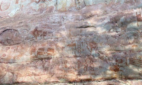 One of the world’s largest collections of prehistoric rock art has been discovered in the Amazonian rainforest and is being hailed as “the Sistine Chapel of the Ancients”.