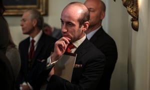 Stephen Miller, White House official, has faced increased pressure to resign amid racist and white nationalist comments and emails recently revealed.