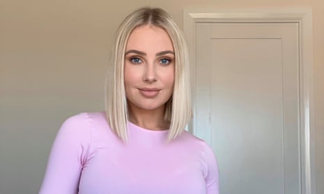 Lauren Curtis, an Australian beauty influencer, poses in her home in Perth