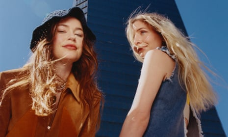 Worry is always balanced by something lighthearted … (L-R) Rhian Teasdale and Hester Chambers of Wet Leg.