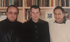From left, director William Friedkin, Mark Kermode and Exorcist writer William Peter Blatty in 1998.