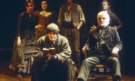 Tony Rohr, front, in a production of Brian Friel’s play Translations at the Donmar Warehouse, London, 1993.