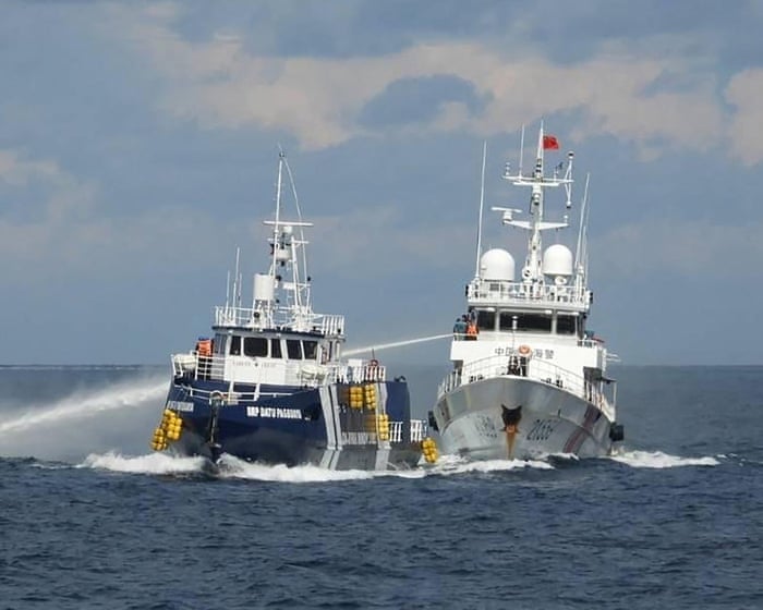 Philippines says Chinese ship ‘deliberately rammed’ government boat in South China Sea
