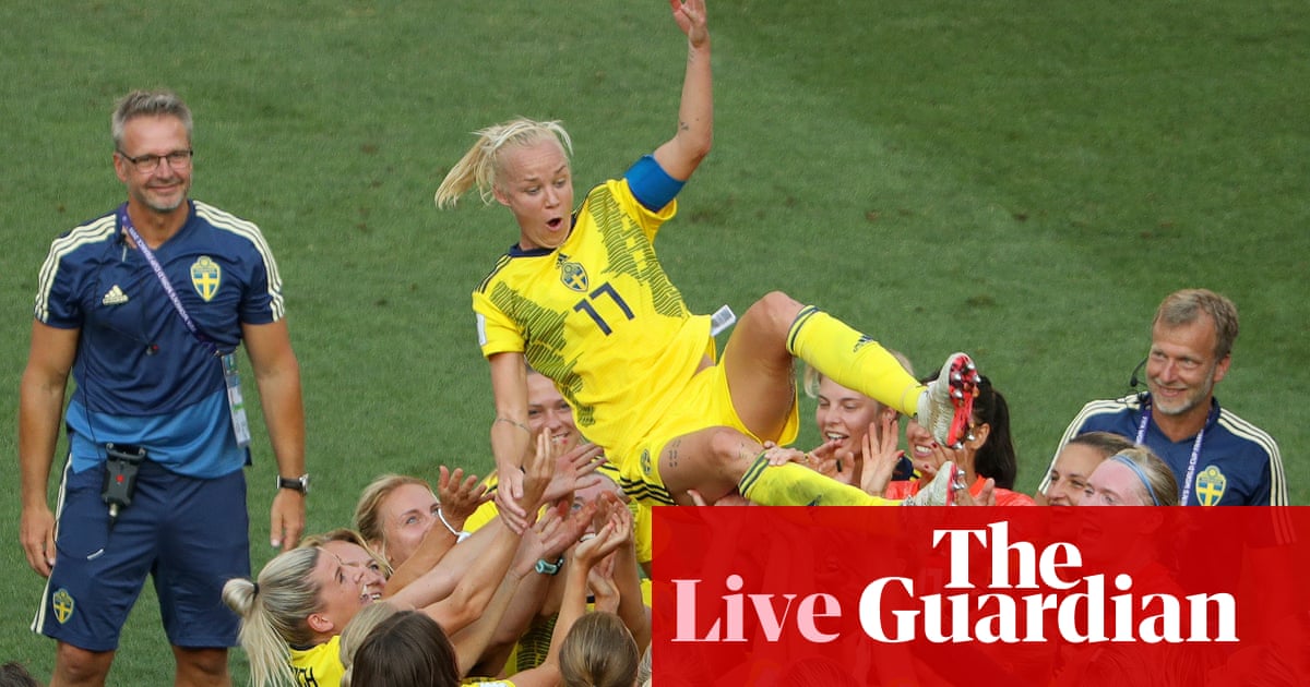 England 1 2 Sweden Women S World Cup Third Place Play Off As It