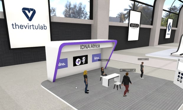 A screengrab of an event hosted by Virtulab