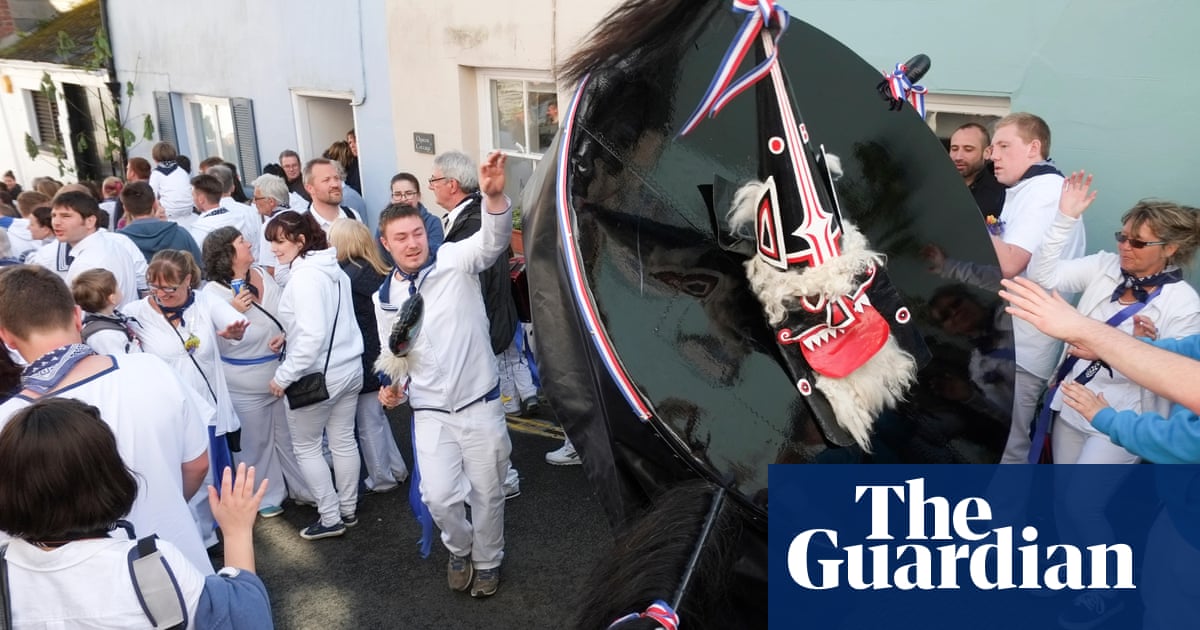Woman died after hobby horse costume hit her in Cornwall, inquest hears