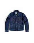 A denim jacket piece from the 19-piece collection.