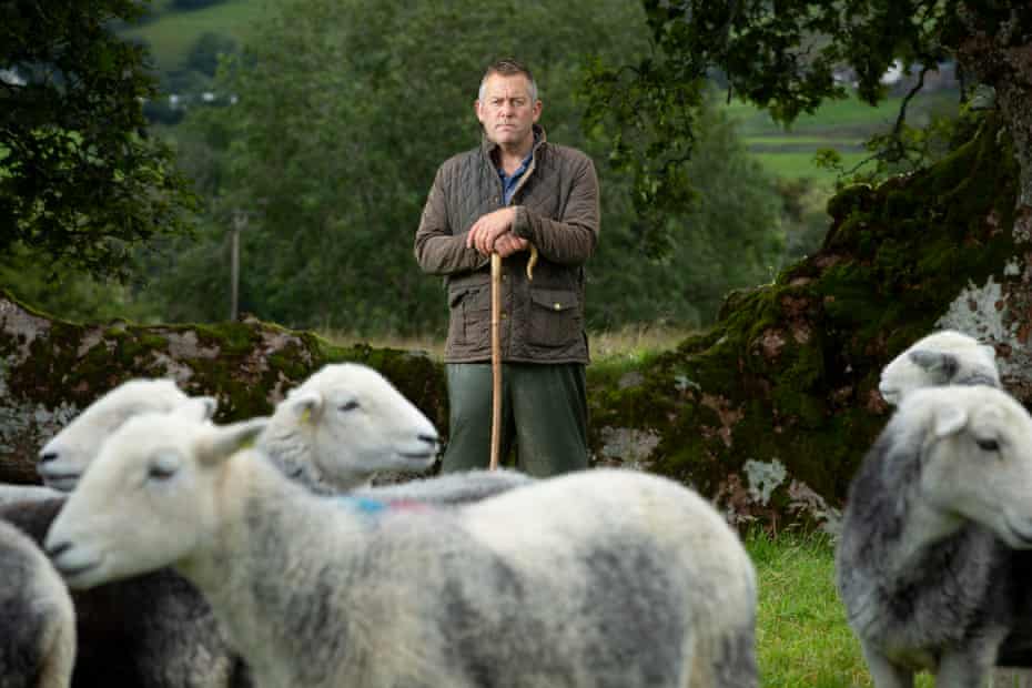 James Rebanks with some of his sheep.