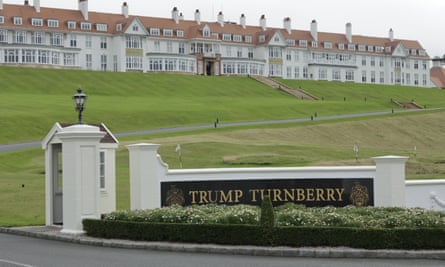 A photo of Trump’s golf resort
