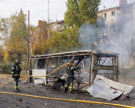 Russian attack on bus kills at least 30 people near Ukraine frontline