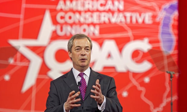 Nigel Farage at 2015’s CPac