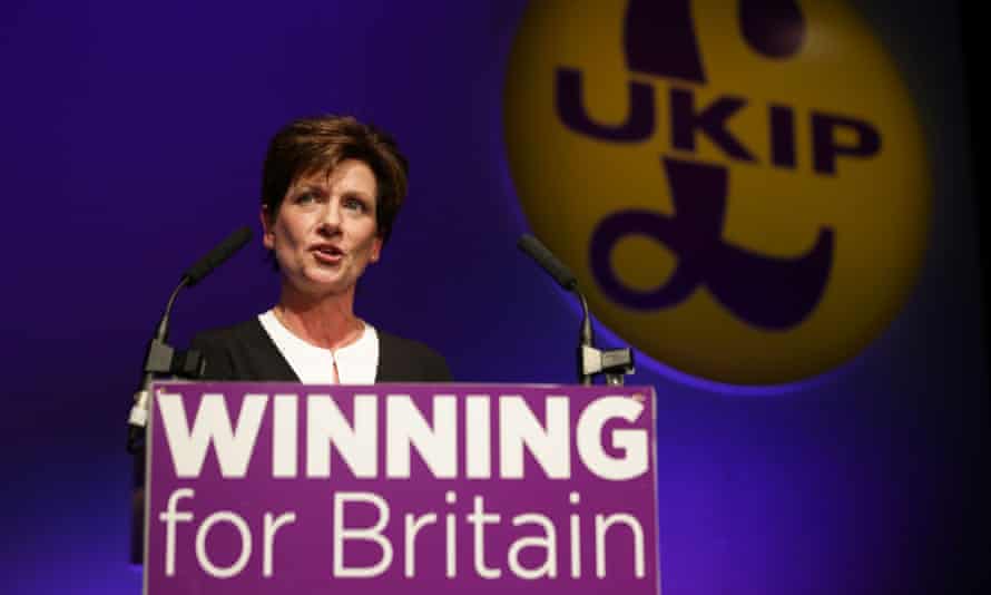Diane James at the conference in Bournemouth on Friday.