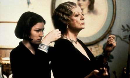 As Maggie Smith’s maid in Gosford Park.