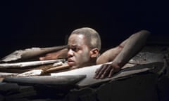 Ncuti Gatwa as Polydorous in Hecuba at Dundee Rep in 2013.