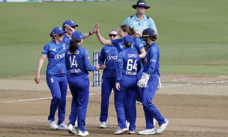 England beat New Zealand by 56 runs in second women’s ODI – as it happened
