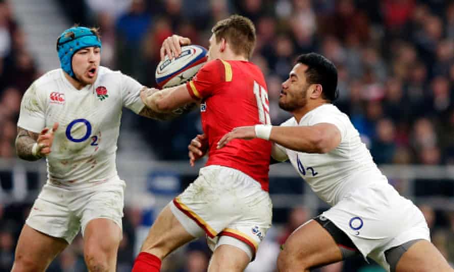 Jack Nowell: ‘Manu is always one of the first to text me when I’m injured’ | England rugby union team 1 England’s Jack Nowell and (right) Manu Tuilagi make a rare appearance together during the 2016 Six Nations.