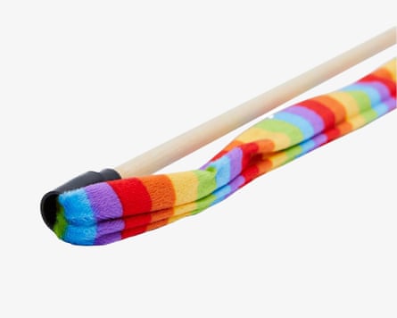 Pets at Home Rainbow Cat Teaser Toy