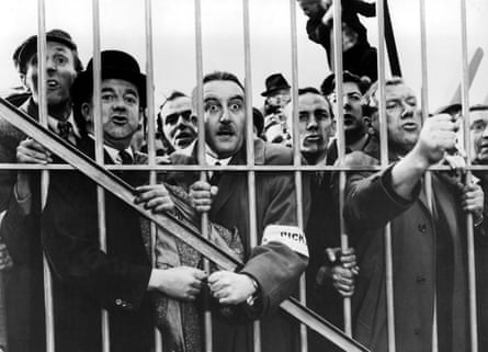 Peter Sellers, centre, in I'm All Right Jack, 1959.