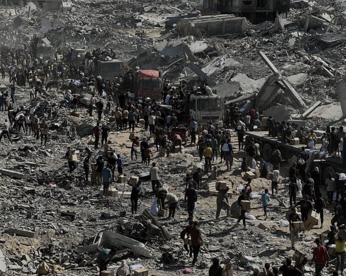 Challenges remain for aid distribution in Gaza City despite ceasefire with Israel