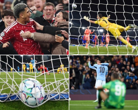Champions League action from Tuesday night