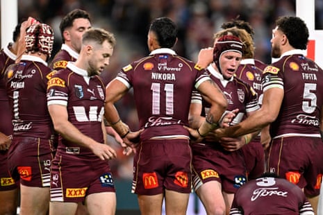 Queensland are at risk of a major upset at Suncorp Stadium.