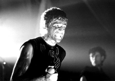 ‘Fleeing the apocalypse’ … Coleman with Killing Joke at Preston Polytechnic in 1982, just prior to his famous trip to Iceland.