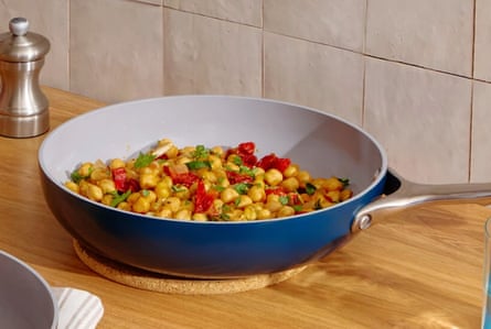 I’ve tested caraway’s trendy nontoxic cookware for years. Here’s what food influencers won’t tell you | food A photo of the caraway frying pan