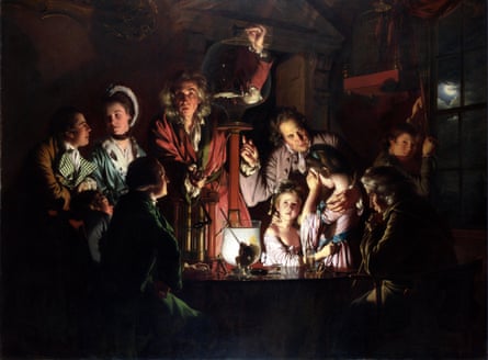 An Experiment on a Bird in an Air Pump by Joseph Wright of Derby, 1768.
