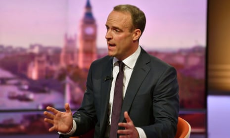 Dominic Raab, the former Brexit secretary, on the Andrew Marr Show.