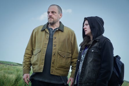 Matthew Gurney as Daniel and Lara Peake as Carly in Reunion.