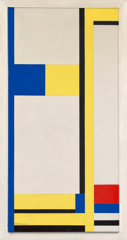 Marlow Moss’s Composition Yellow, Blue, Black, Red and White, 1956-1957.
