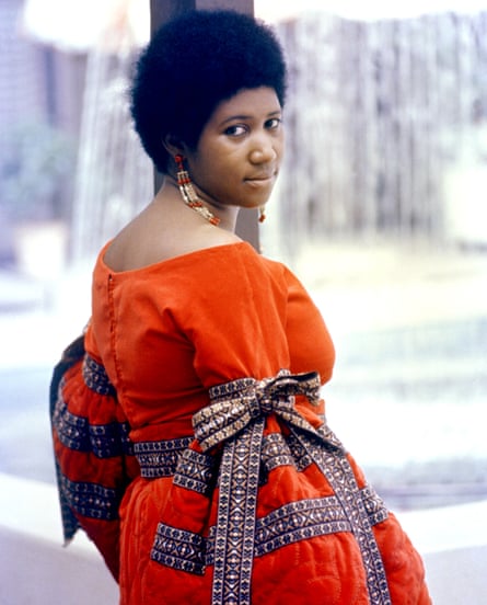 Aretha Franklin poses for a portrait in 1968.
