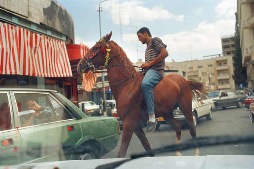 'I will show the region in its true essence'… On the Horse, Jerusalem, 1993.