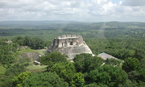Xunantunich, in western Belize, where archaeologists found a tomb and hieroglyphic panels depicting the history of the ‘snake dynasty’.
