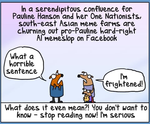 First Dog cartoon One Nation Under Facebook, panel 2