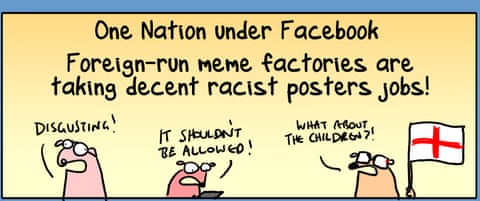 First Dog cartoon One Nation Under Facebook, panel 1