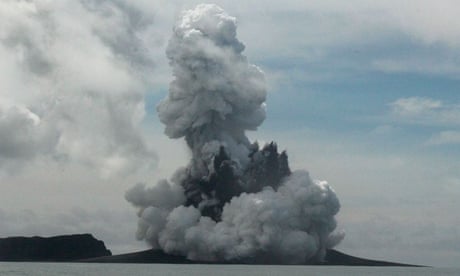Hunga Tonga-Hunga Ha’apai volcano erupted on Saturday, triggering a tsunami warning for several South Pacific island nations.