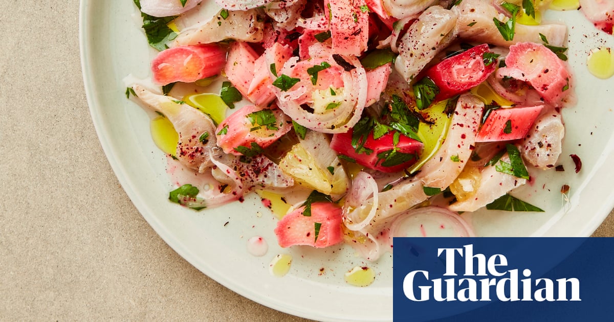 Ceviche, crumble and trifle: Yotam Ottolenghi’s spring rhubarb recipes