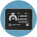 A gas and electric meter