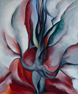 Georgia O’Keeffe Autumn Trees-The Maple 1924 Oil on canvas.