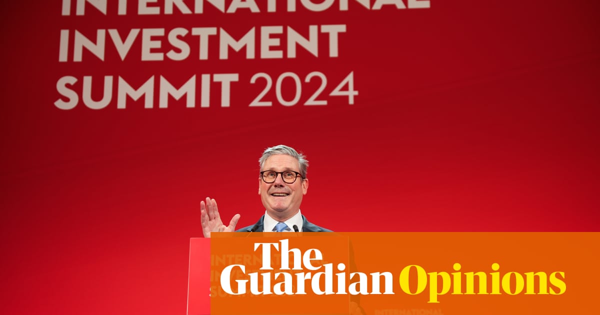 Starmer tries – and fails – to keep up with the investment summit jargon | John Crace Starmer tries – and fails – to keep up with the investment summit jargon | John Crace