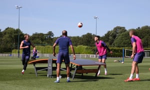 Tottenham players Harry Kane, Lucas Moura, Son Heung-min and Eric Dier are back in training.