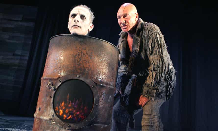 Prospero cooks ... with Julian Bleach in the 2006 Tempest.